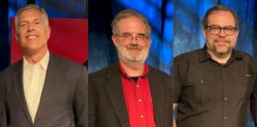 Dr. Mike Godard, Jim Phillips and Kitt Lavoie