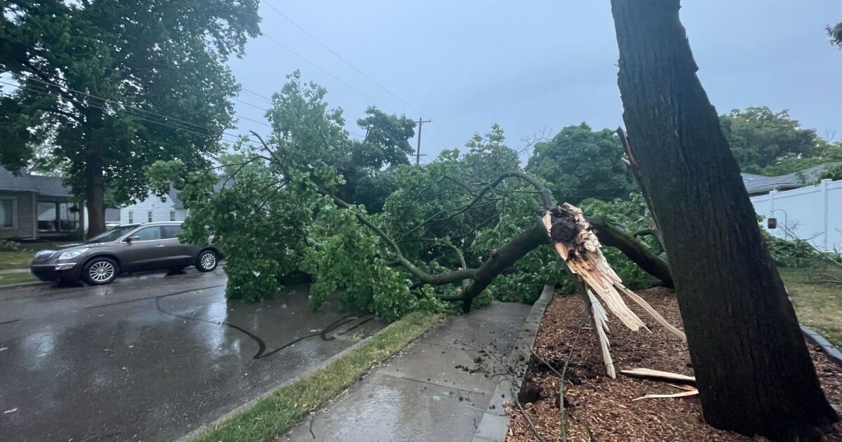 Widespread power outages in West Michigan after severe storms