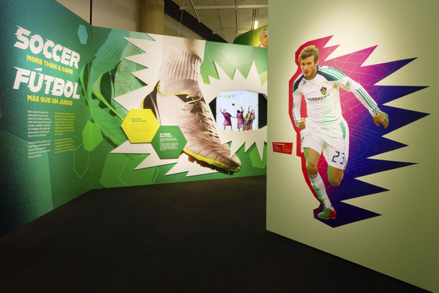 Soccer: More Than a Game is a family-friendly experience that captures the excitement of the sport and explore show physics, biology, and technology shape every aspect of the game.