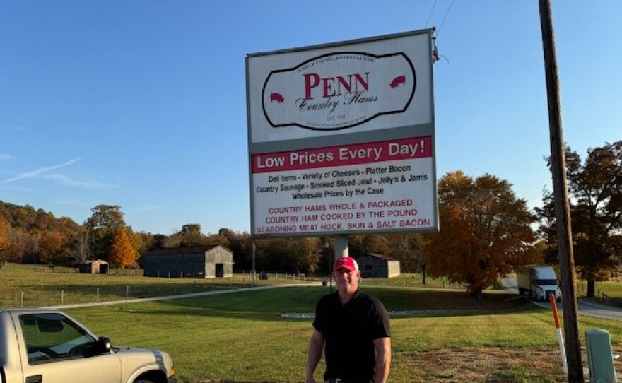 In 1959 Blake’s grandfather Donald opened Penn Country Hams
