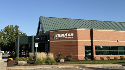 MSUFCU branch building.