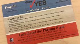 A flyer encouraging voters to approve the use tax in Phelps County and the city of Rolla.