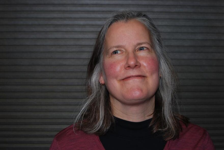 Shawna Rudio of Unalaska (Photo by Zoe Sobel, Alaska's Energy Desk- Unalaska)