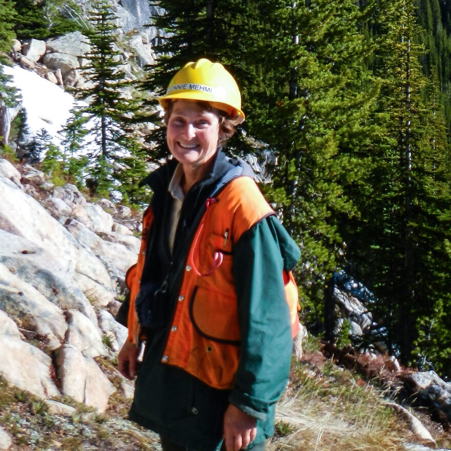Connie Mehmel in Washington's Okanogan-Wenatchee National Forest in 2012.