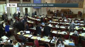 Lawmakers in the Montana House of Representatives during a House debate on the state budget, March 22, 2021.