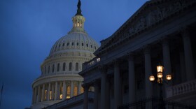 The Capitol is illuminated in Washington, where the House and Senate remain in session. The two chambers will miss a deadline to avoid the "fiscal cliff" tonight, as 2013 begins.
