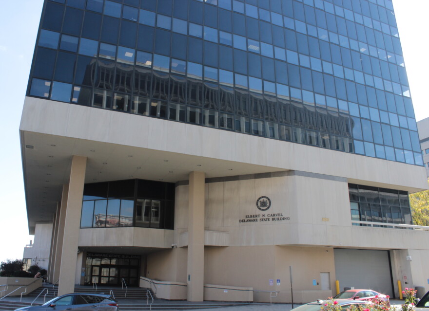 The Carvel State Office Building in downtown Wilmington.