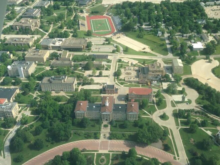 WIU's Campus in Macomb 