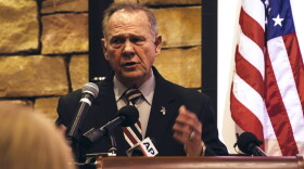 Republican candidate for U.S. Senate Roy Moore speaks during a mid-Alabama Republican Club's Veterans Day event on Nov. 11, 2017 in Vestavia Hills, Ala. (Wes Frazer/Getty Images)
