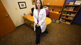 Dr. Kristina Tocce stands for a portrait in the Planned Parenthood offices in east Denver on Tuesday, Nov. 15, 2022. Tocce said she recently treated a Texas woman whose cancer had gone into remission but came back aggressively after she became pregnant with her second child. She sought an abortion to resume the cancer treatment that promised to keep her alive for her toddler.