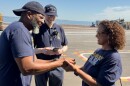 Former shipmates T.C. Lott and Kim Lott renew their vows after 27 years after meeting on USS Nimitz.