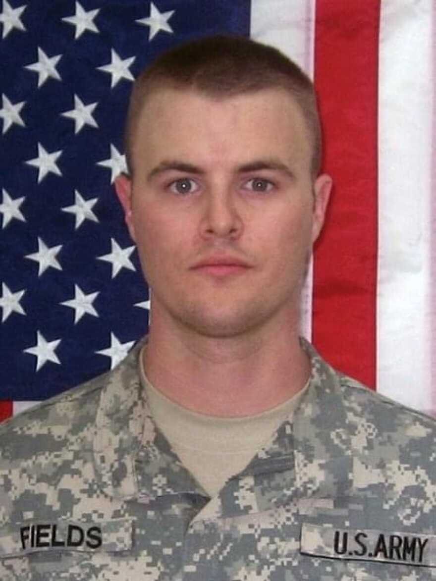 A young David Fields early in his Army career. His grandfather and uncles had also served in the military.