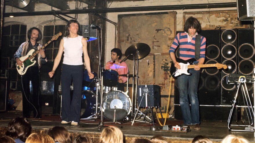 Can performing in Hamburg, Germany, in 1977.