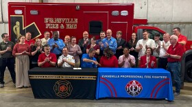 Officials sing a labor agreement for 47 new EMS workers who will start responding to emergency calls July 1, 2026