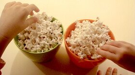 bowls of popcorn