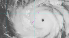 Super Typhoon Bavi, with winds of 180 mph, approaches the Mariana Islands on July 6, 2026.