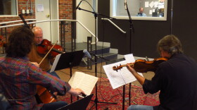 Performance of String Trio in B flat by Schubert