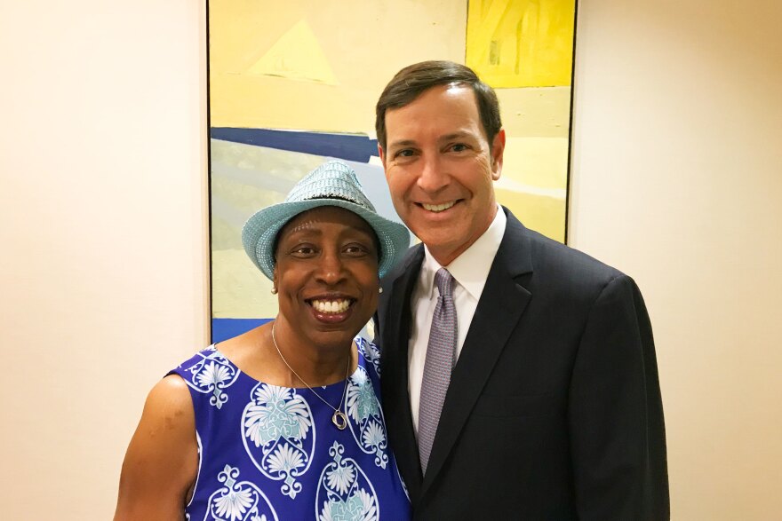 Dr. Ophelia Garmon-Brown (left) and Dee O'Dell co-chaired a task force that identified early childhood development, social connections and family stability as key factors in enhancing upward mobility in Charlotte.