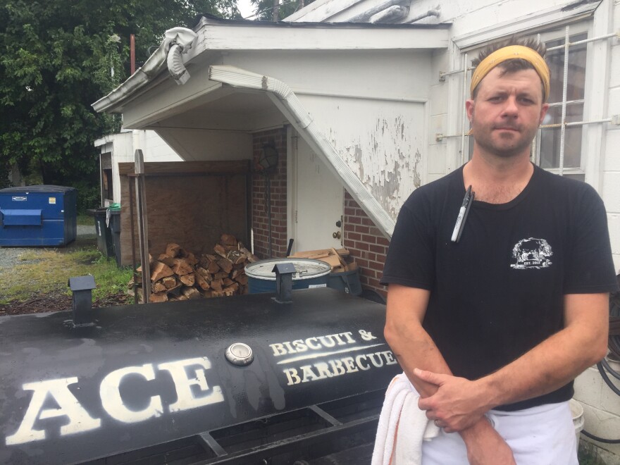 Chef/owner Brian Ashworth over the weekend ran neo-Nazis out of his barbecue restaurant, Ace Biscuit & Barbecue, in Charlottesville, Va.