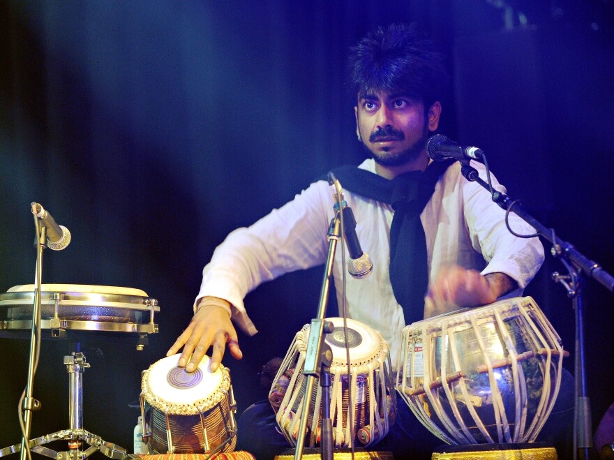 Talvin Singh at the rehearsal for the "Cleveland Watkiss at 50" concert at Queen Elizabeth Hall on Nov. 19, 2009 during the London Jazz Festival.