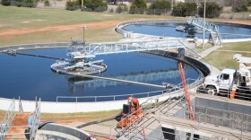 The city of Oklahoma City’s Chisholm Creek Wastewater Treatment Plant at Coffee Creek Road and N. Western Avenue in Edmond. 