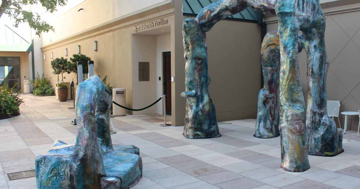 Miami sculptor Lillian Mayer's Slumpies a sardonic commentary on ubiquity of technology