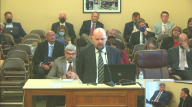  DHHR Deputy Sec. Jeremiah Samples speaks to West Virginia lawmakers at the Capitol. 