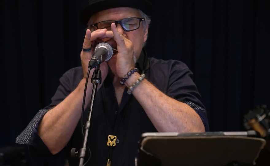 Andrew Duncanson & Take A Ride Ft. Michael Peloquin in WNIJ's Studio A