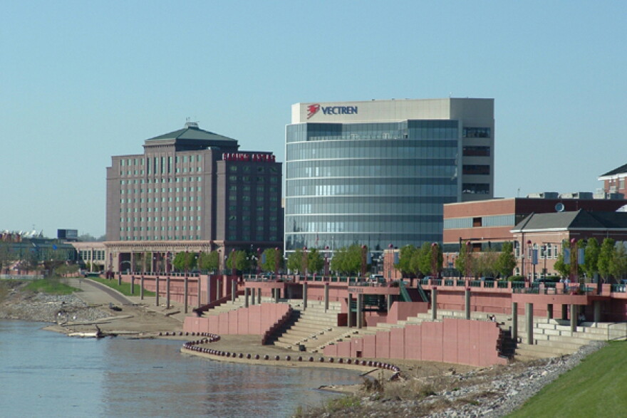 The project will force storm water to be diverted as opposed to being swept into Evansville’s aging combined sewer system and overflowing into the river.