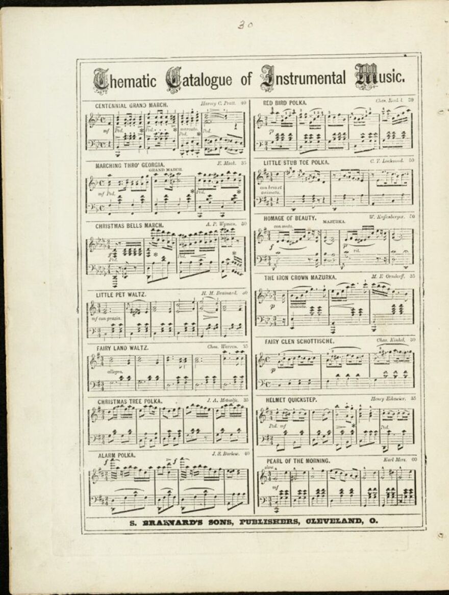 A page of instrumental arrangements by Justin Holland, published in 1864.