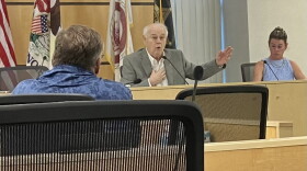 Russ Crawford, chairman of the Tazewell County board's land use committee, speaks Tuesday at a committee meeting about a data center ordinance being put together by the county.