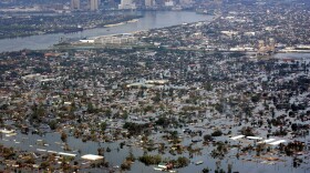 Floodwaters from Hurricane Katrina cover a portion of New Orleans Tuesday, Aug. 30, 2005. (David J. Phillip/AP Photo)