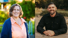 Kori Rodley (left) and Adam Wilson (right) are running to represent District 7 in the Oregon House of Representatives.