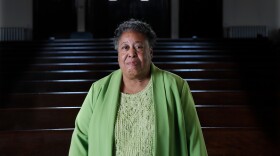 FILE - Clara Ester stands in the Centenary United Methodist Church in Memphis, Tenn., on March 17, 2018. (AP Photo/Mark Humphrey, File)