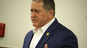 Congressman Joe Morelle, at a news conference on Wednesday, May 27.