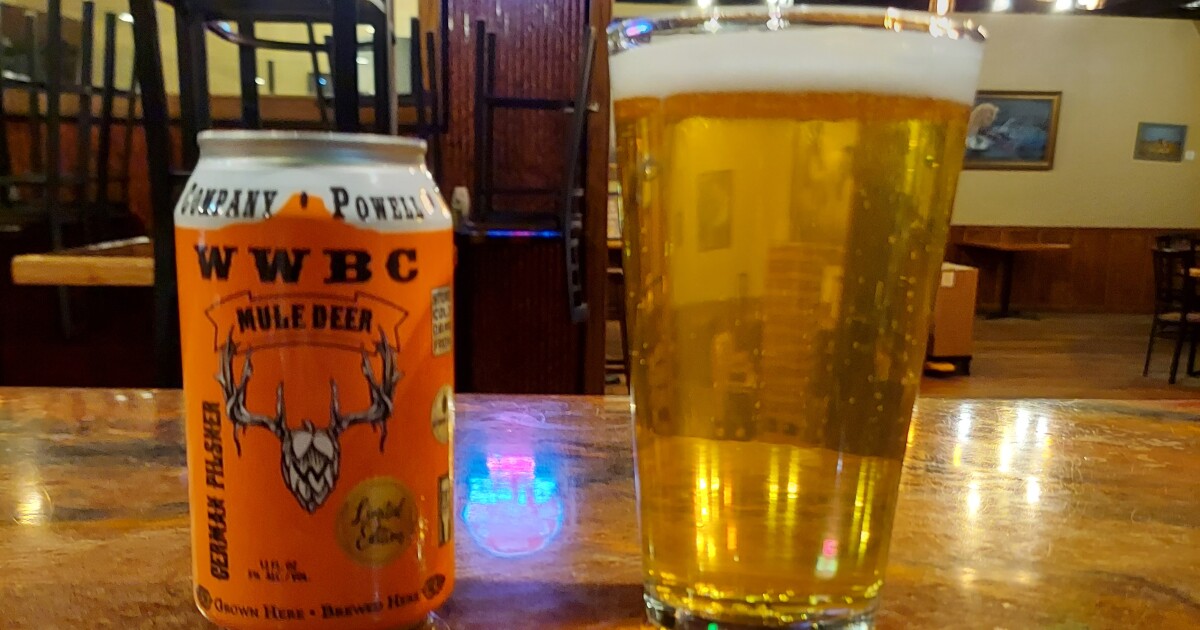 Powell brewery says sipping ‘Mule Deer Pilsner’ will help support