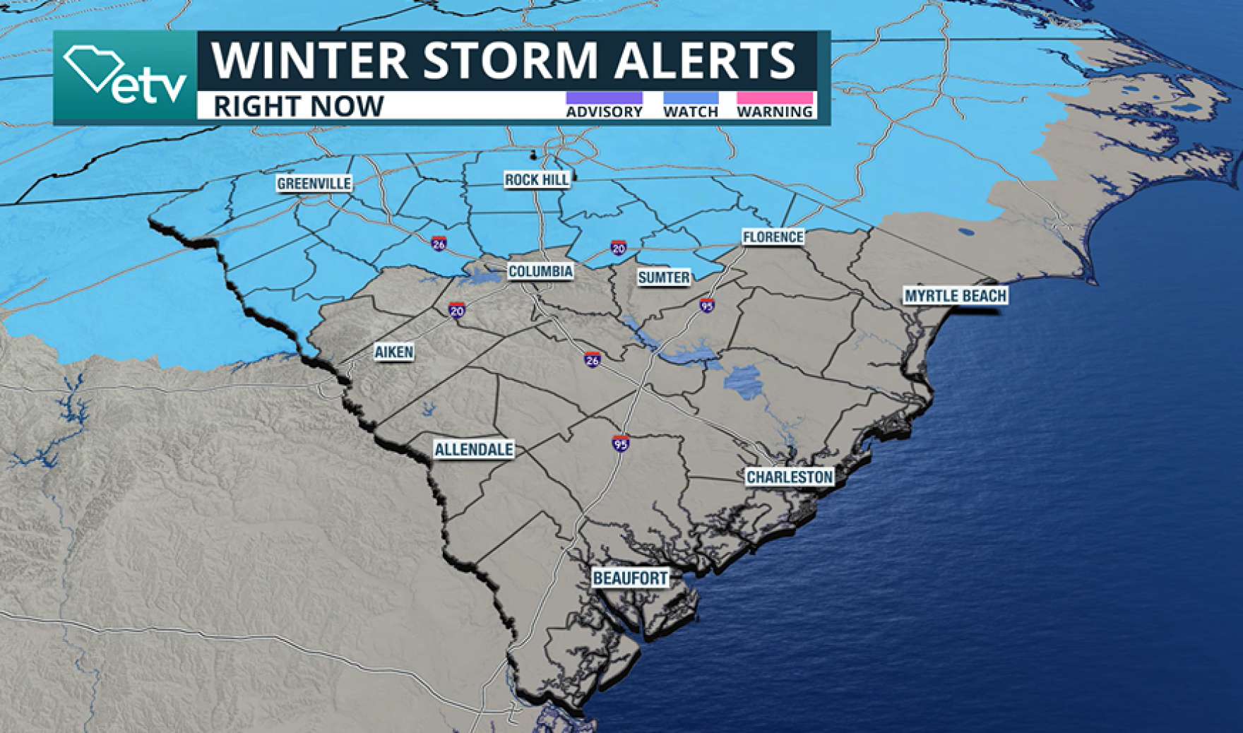 Guide to winter weather alerts | South Carolina Public Radio