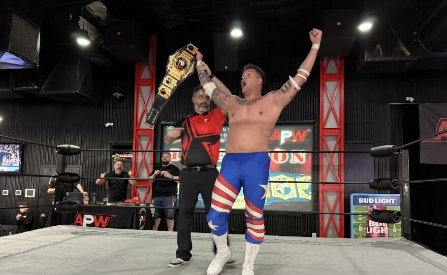 JP James is the first ever Attitude Pro Wrestling Heavyweight Champion.