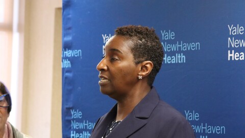 CT Department of Social Services Commissioner Andrea Barton Reeves.