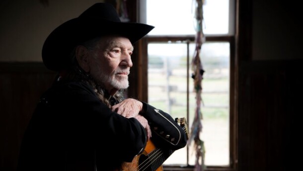 Photo of Willie Nelson provided by Baylor University.