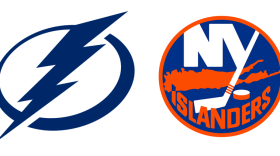 Lightning, Islanders logos