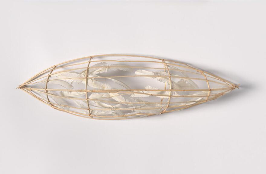 Feather Canoe, 1993. (Courtesy of the Smithsonian’s National Museum of
the American Indian)