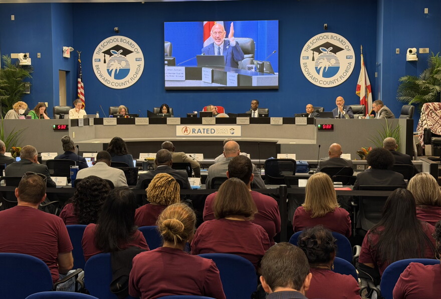 Families from Lloyd Estates in Oakland Park and Dolphin Bay in Miramar pleaded board members to not close their neighborhood schools.