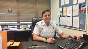 Major Wendy Stiver with Dayton Police