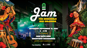 The Underline, Miami's 10-mile linear park and urban trail, is joining Art House and Miami DDA to host a free benefit jam supporting communities impacted by earthquakes in Venezuela and Colombia. On Saturday, September 19, Jam for Venezuela + Colombia brings an evening of live Latin music, culture and collective action to The Underline Urban Gym, as a special installment of the Levitt BLOC Miami Music Series.