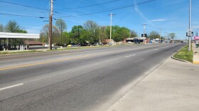 A stretch of Kearney Street east of Grant Avenue in Springfield, Mo. on April 7, 2026.