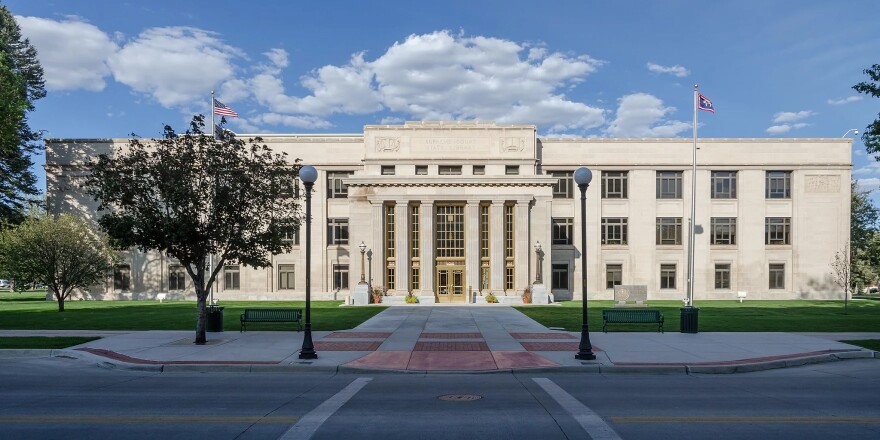 The Wyoming Supreme Court Building in Cheyenne.