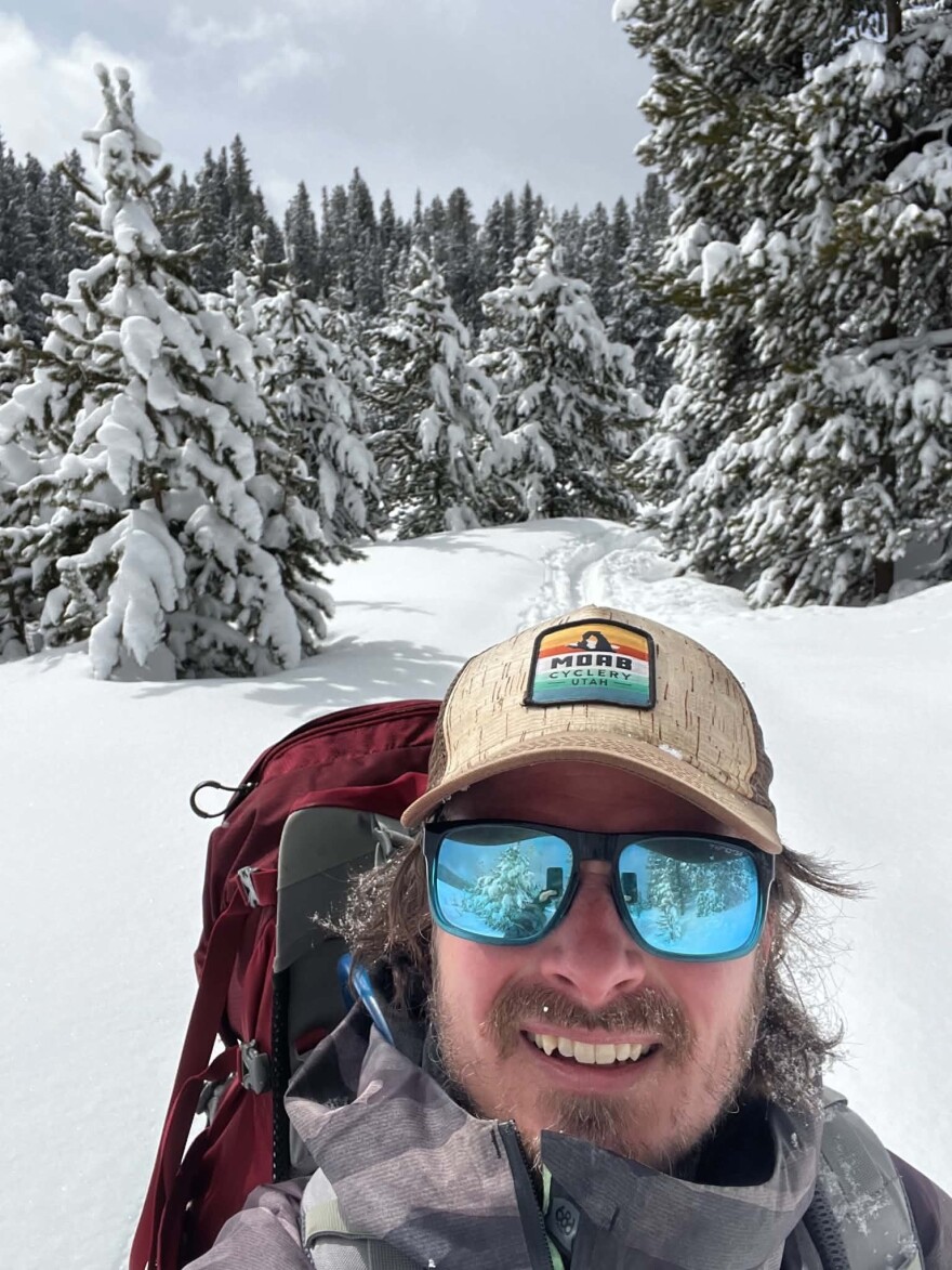 Nico Heins chases powder in the mountains surrounding the Roaring Fork Valley in late 2025. Heins is optimistic about the coming winter season, but still has reservations about his injury and the potential snowfall.