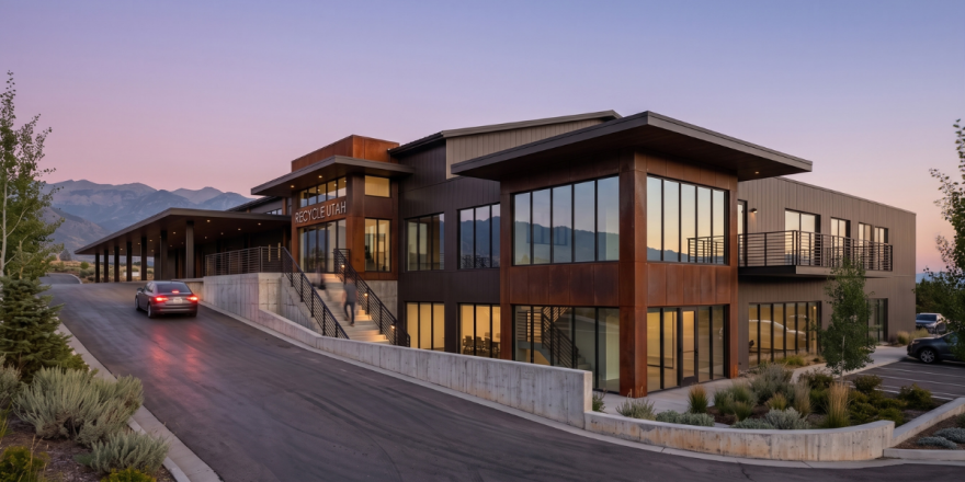 A preliminary rendering of what Recycle Utah's future home will look like.