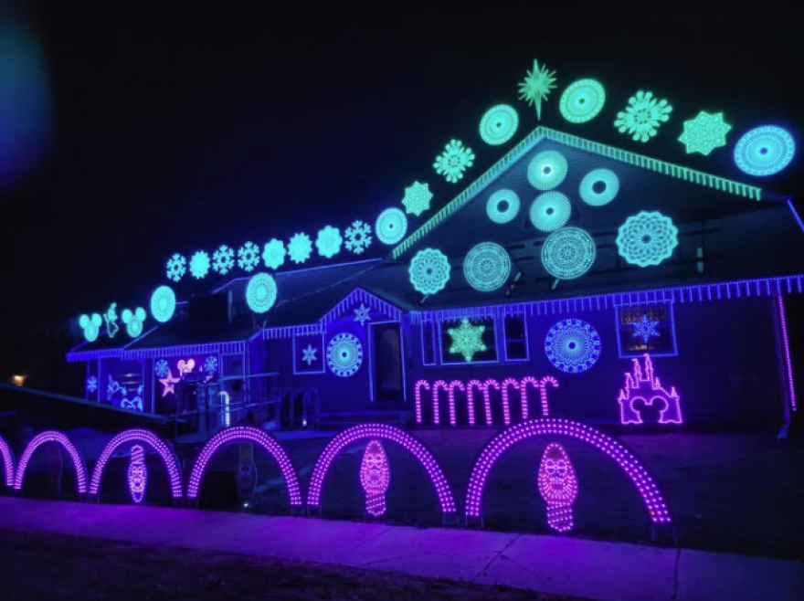 The Ingalls family Christmas Lights.